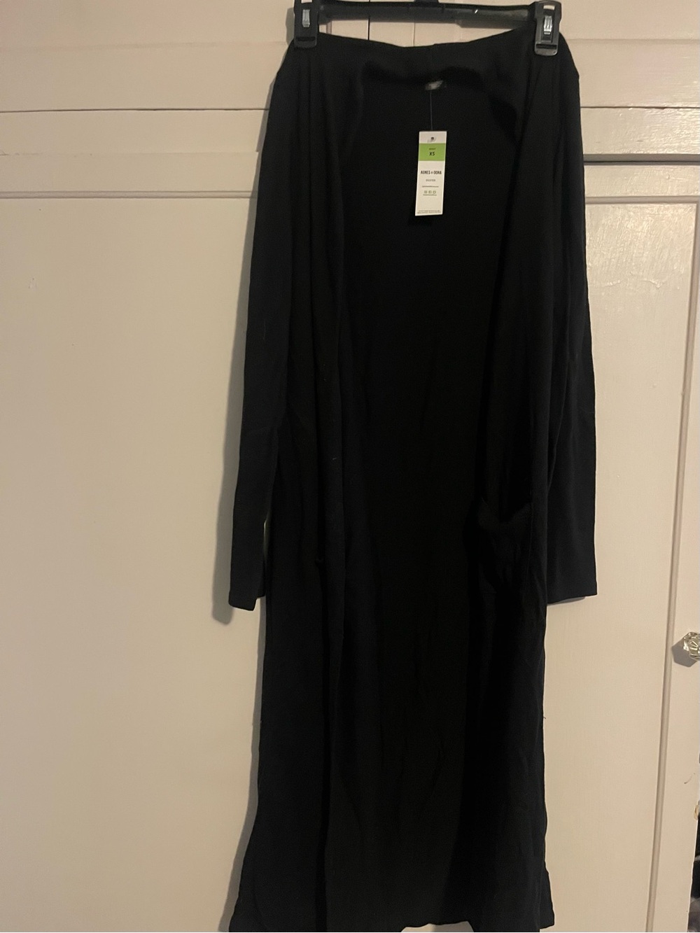 Agnes & Dora Open-Front Long Duster Cardigan w/ Pockets